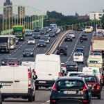 Αυτοκινητόδρομος με έντονη κίνηση στη Γερμανία