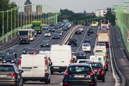 Αυτοκινητόδρομος με έντονη κίνηση στη Γερμανία