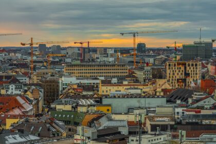Το Μόναχο της Γερμανίας από ψηλά