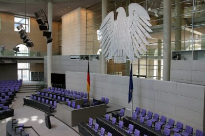 Η αίθουσα συνεδριάσεων του γερμανικού κοινοβουλίου