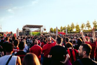 Public Viewing αγώνα ποδοσφαίρου στο Μόναχο
