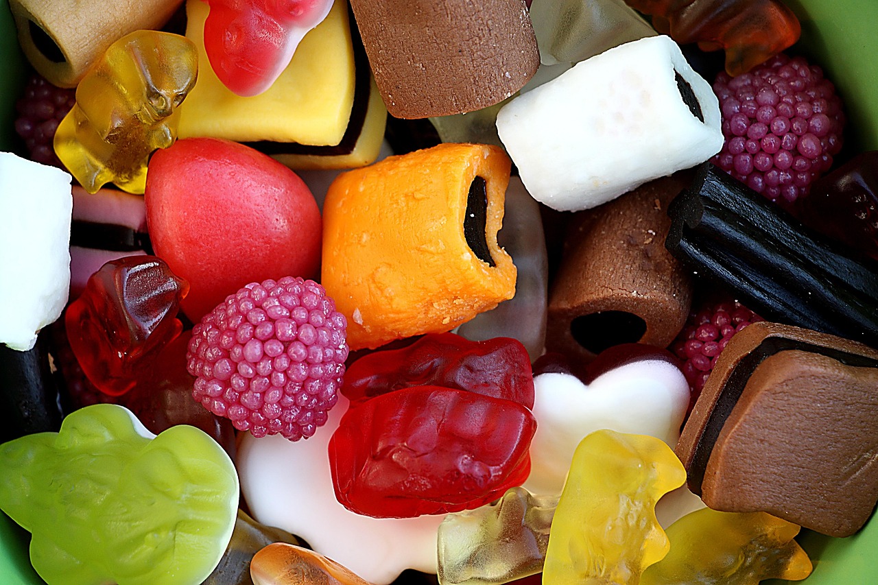 Ζελεδάκια της εταιρείας Haribo σε διάφορες γεύσεις