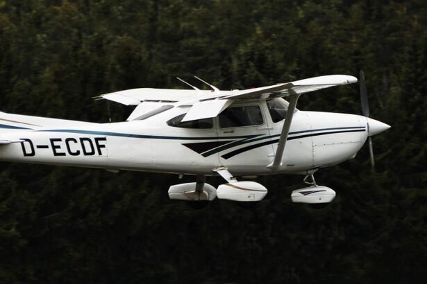 Μονοκινητήριο αεροπλάνο σε πτήση στη Γερμανία