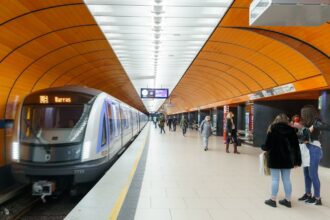 Ο σταθμός μετρό στη Marienplatz του Μονάχου