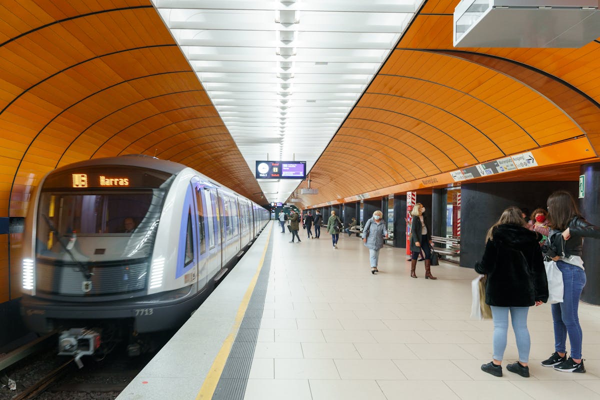 Ο σταθμός μετρό στη Marienplatz του Μονάχου