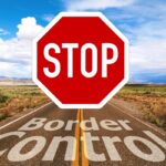 German federal police officers inspect travelers at the Bavarian-Austrian border checkpoint