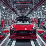 German car factory facing slowdown with fewer workers and robots idle