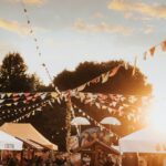 Visitors at Bardolino wine festival on Lake Garda as Oktoberfest alternative