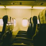 Airplane cabin, illustrating new recline fee policy
