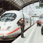 New ICE L train by Deutsche Bahn with step-free boarding at a German station.