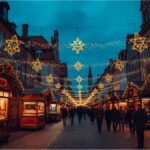 Visitors enjoying mulled wine and lights at Germany’s early Christmas markets