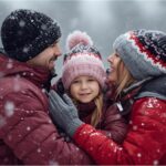 Frost-covered Bavarian meadow under clear skies during cold October morning