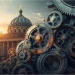 Berlin government district representing Germany’s plan to cut bureaucracy