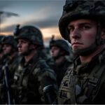 German soldiers in training as Germany considers a Danish-style conscription system