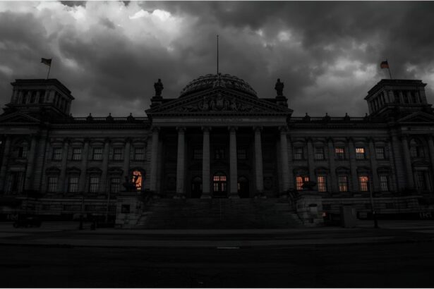 The German Bundestag building in Berlin symbolising public finances
