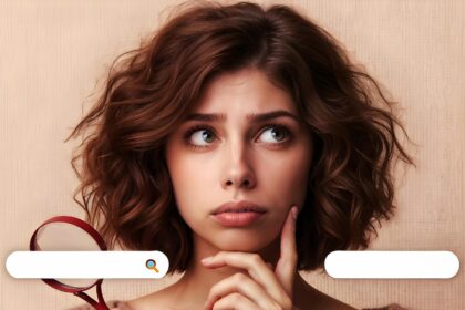 AI Mode displayed on computer screen with European map in background