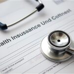 Health insurance forms and stethoscope representing billing fraud in Germany