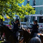 Oktoberfest crowd at Theresienwiese in Munich during weekend rush
