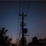 Closed cafés and restaurants on Königstraße in Nuremberg after a power outage