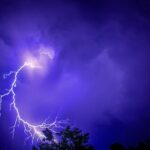 High water at Hamburg’s Elbe River during storm Detlef with emergency crews securing the waterfront