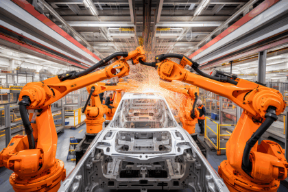 Workers at an automotive parts factory in Germany facing insolvency