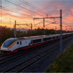 High-speed train representing Europe’s plan to improve fast rail connections