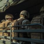 Στρατιώτες του γερμανικού στρατού σε φορτηγό